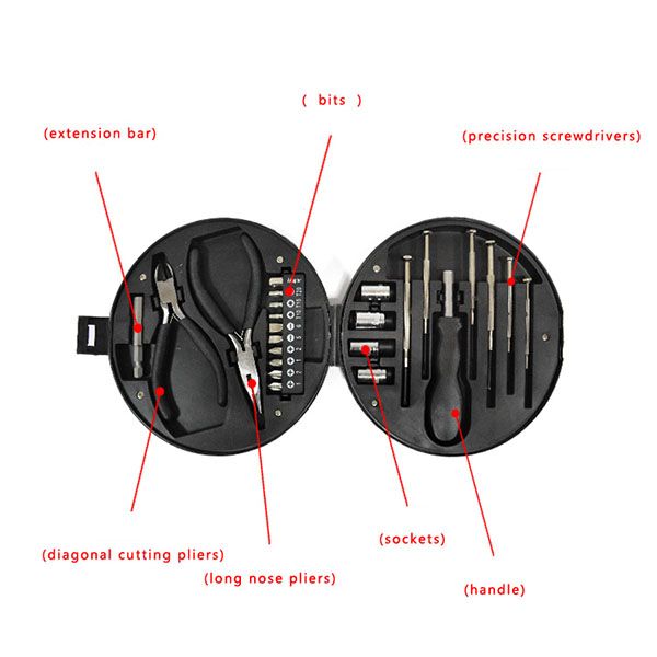 Tire-Shaped 24-Piece Tool Set - Image 10