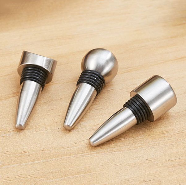 Stainless Steel Wine Stopper Set - Image 3