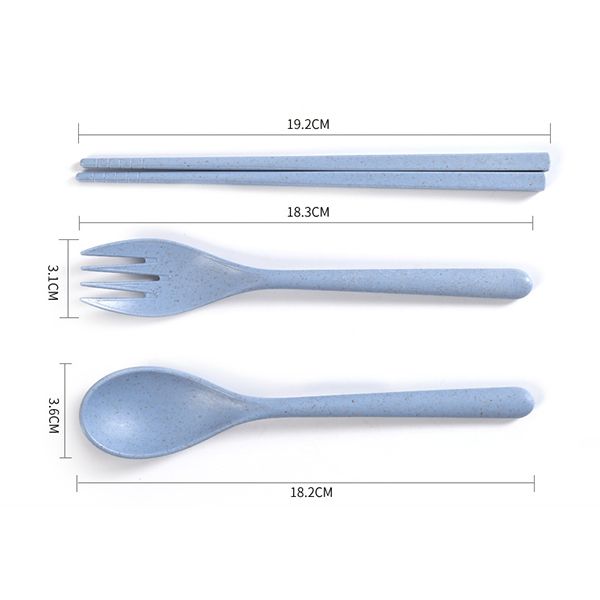 Wheat Straw Cutlery Set - Image 10