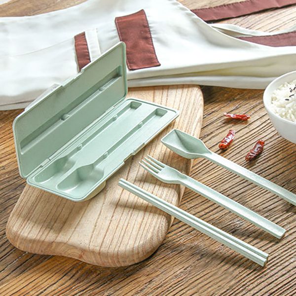 Wheat Straw Cutlery Trio