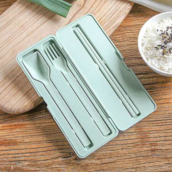 Wheat Straw Cutlery Trio - Image 2