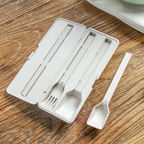 Wheat Straw Cutlery Trio - Image 4