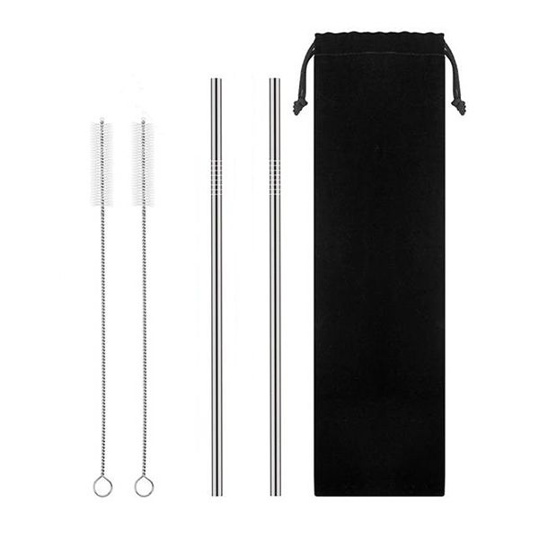 Eco Stainless Steel Straw Set - Image 3