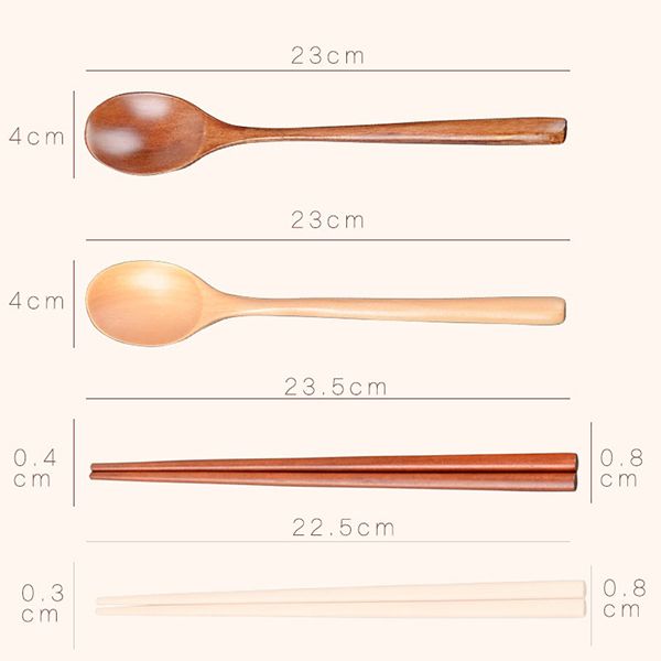 Japanese Wooden Utensil Set - Image 6