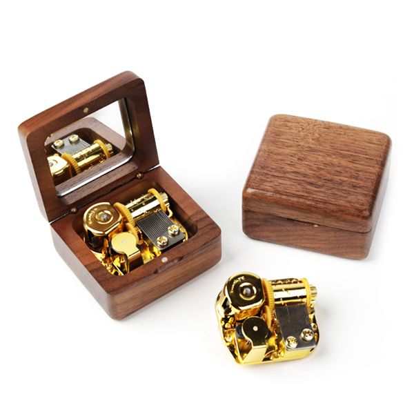 Wooden Vintage Music Box