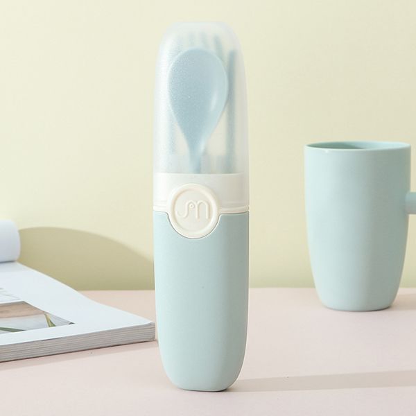 Colorful Wheat Straw Cutlery Set - Image 10