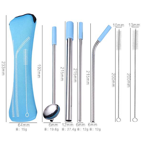Stainless Steel Straw Set - Image 10