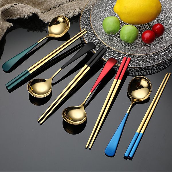 Portable Stainless Steel Utensil Set - Image 2