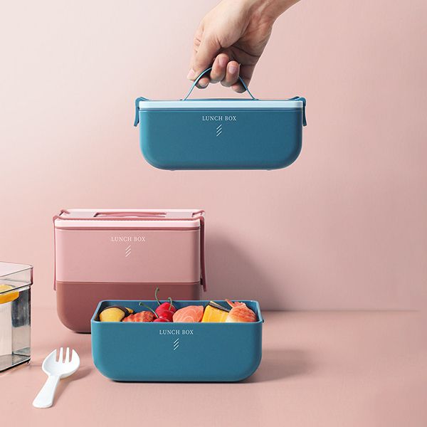 Japanese Double-Layer Bento Box