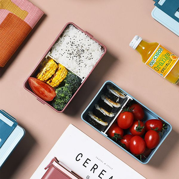 Japanese Double-Layer Bento Box - Image 3