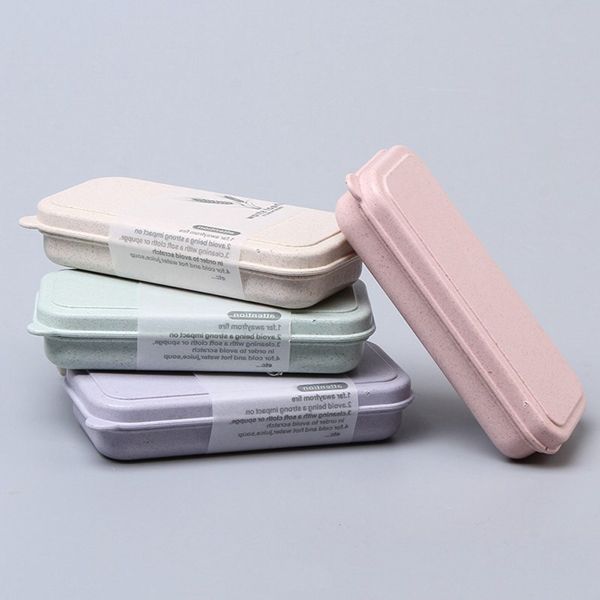 Foldable Wheat Straw Cutlery Set - Image 2