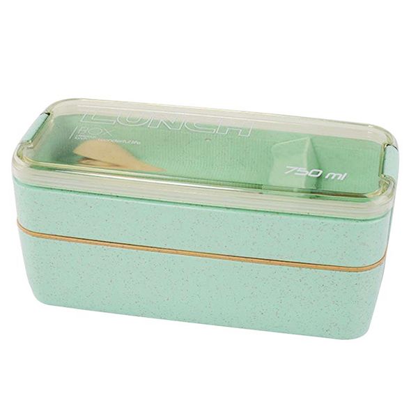 Three-Tier Wheat Straw Lunch Box