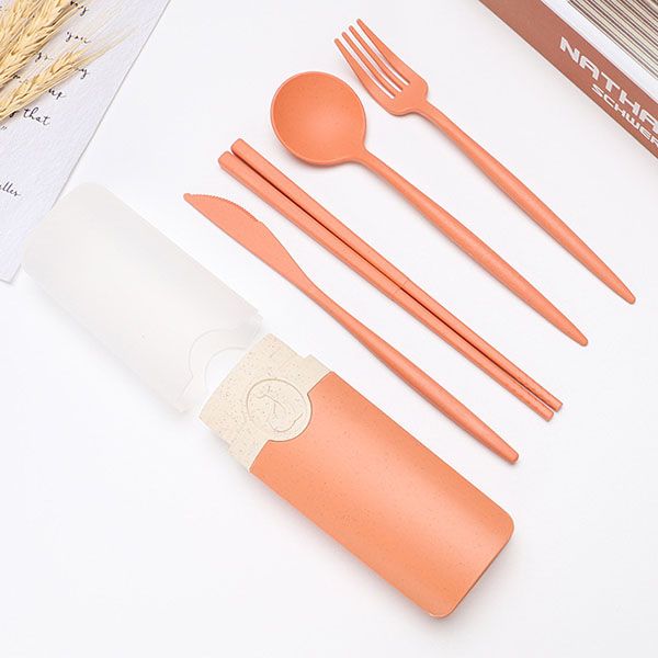Morandi Wheat Straw Utensil Set