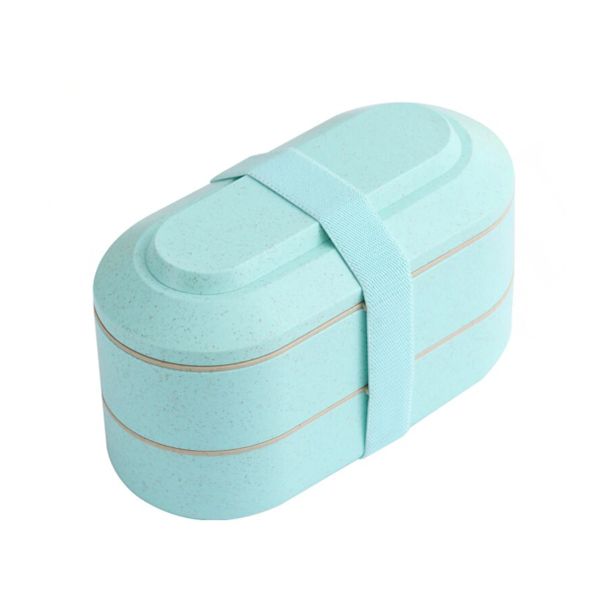 Wheat Straw Double-Layer Lunch Box