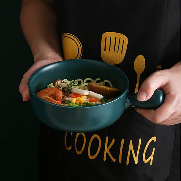 Ceramic Baking Bowl with Handle - Image 2