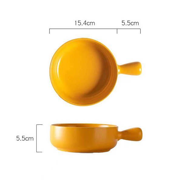 Ceramic Baking Bowl with Handle - Image 6