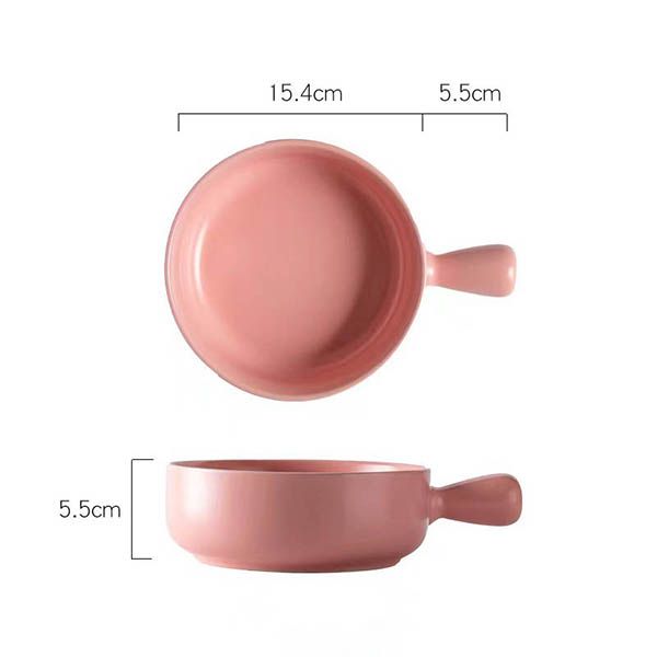 Ceramic Baking Bowl with Handle - Image 8