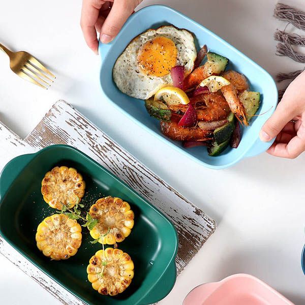Nordic Dual Handle Ceramic Baking Dish