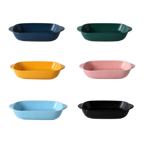 Nordic Dual Handle Ceramic Baking Dish - Image 6