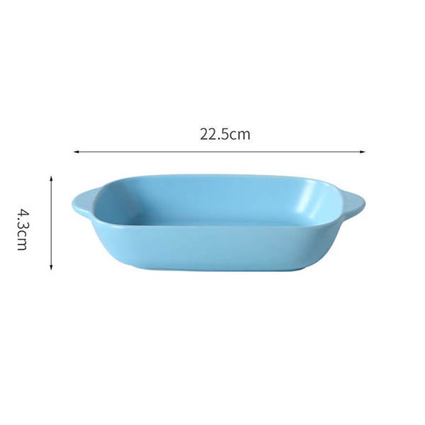 Nordic Dual Handle Ceramic Baking Dish - Image 7