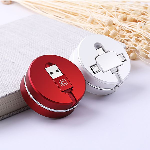 Retractable 3-in-1 Charging Cable