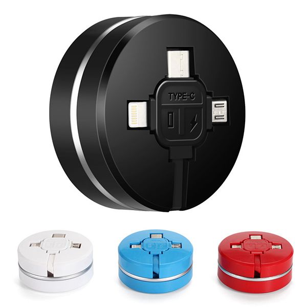 Retractable 3-in-1 Charging Cable - Image 5