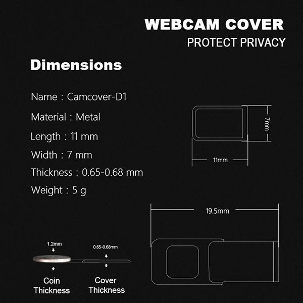 Metal Webcam Cover - Image 6