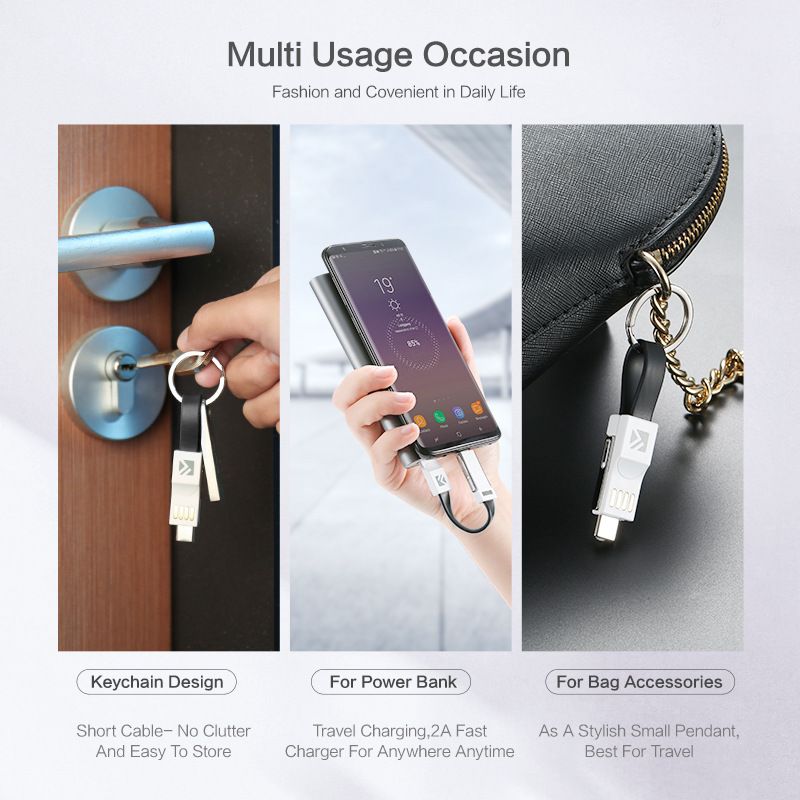 3-in-1 Magnetic Cable Keychain - Image 6