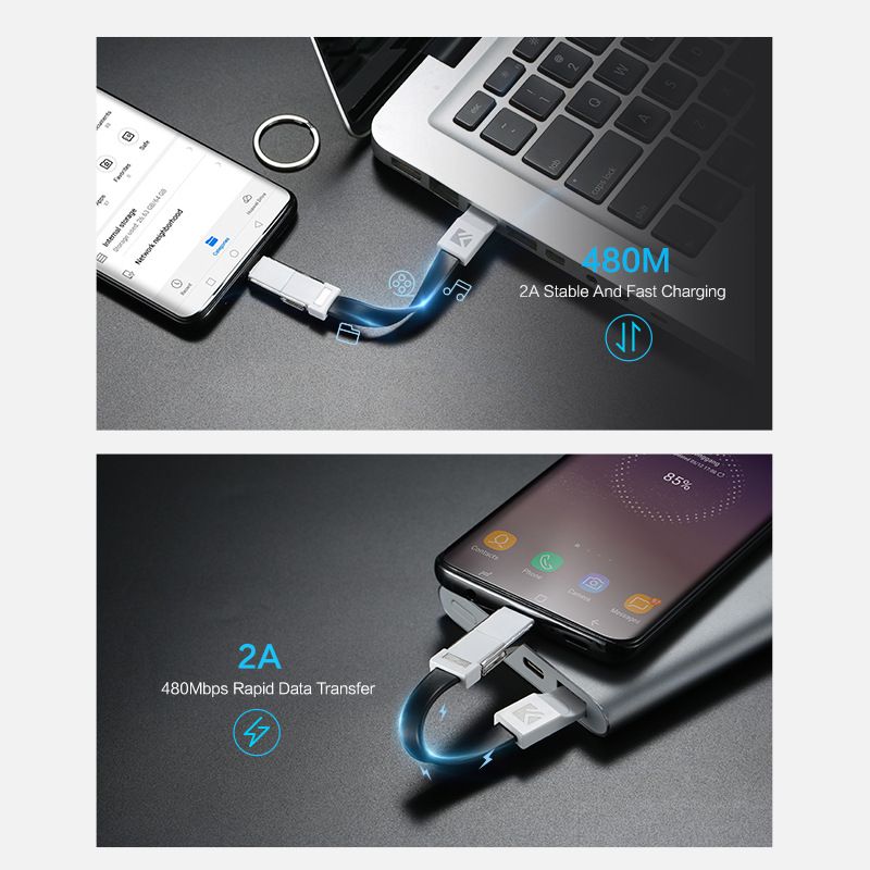 3-in-1 Magnetic Cable Keychain - Image 13