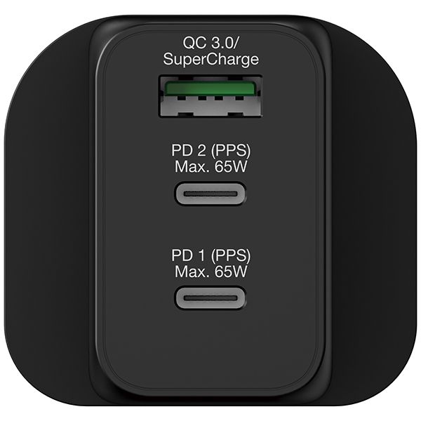 Verbatim-3 Port 65WPD 3.0 & QC 3.0 GaN Charger - Image 11