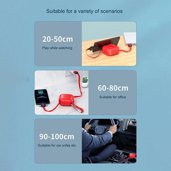 3-in-1 Charging Cable Phone Stand - Image 9