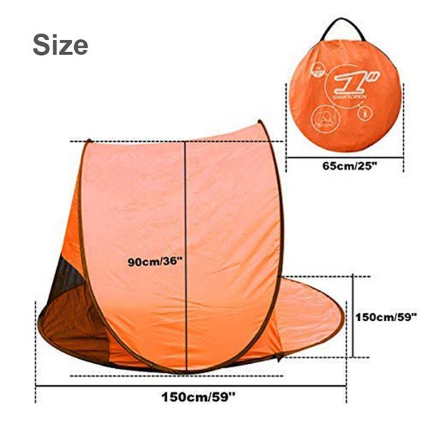 1-Second Instant Beach Tent - Image 6