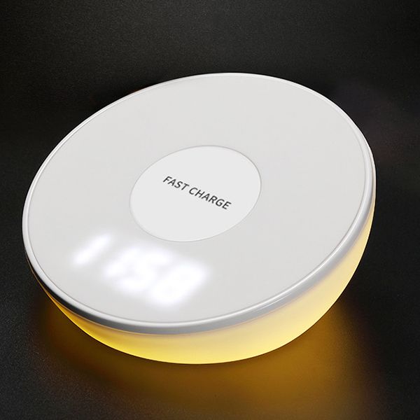 LED Wireless Charging Desk Clock - Image 3