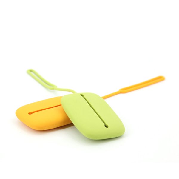 Silicone Keychain Card Holder