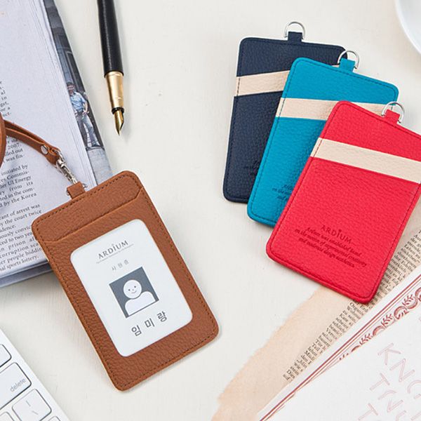 Premium Leather Badge with Strap