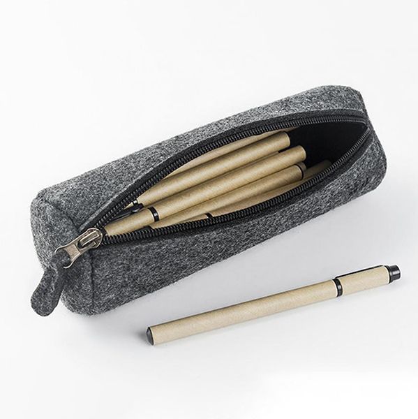 Felt Zipper Pencil Case