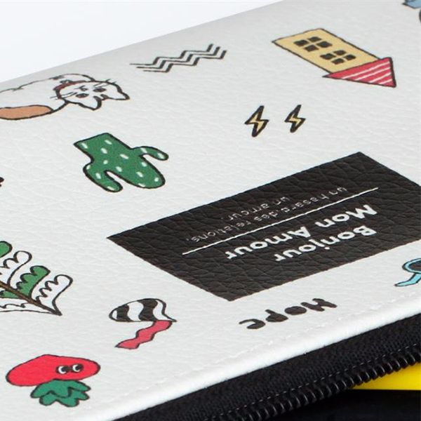 Color Printed PU Zipper Pouch - Image 4