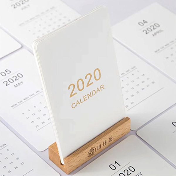 Wooden Stand Desk Calendar