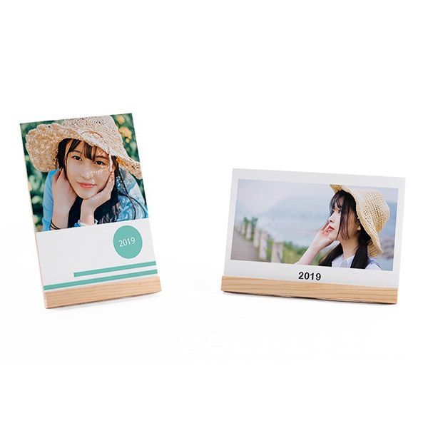 Wooden Stand Desk Calendar - Image 4