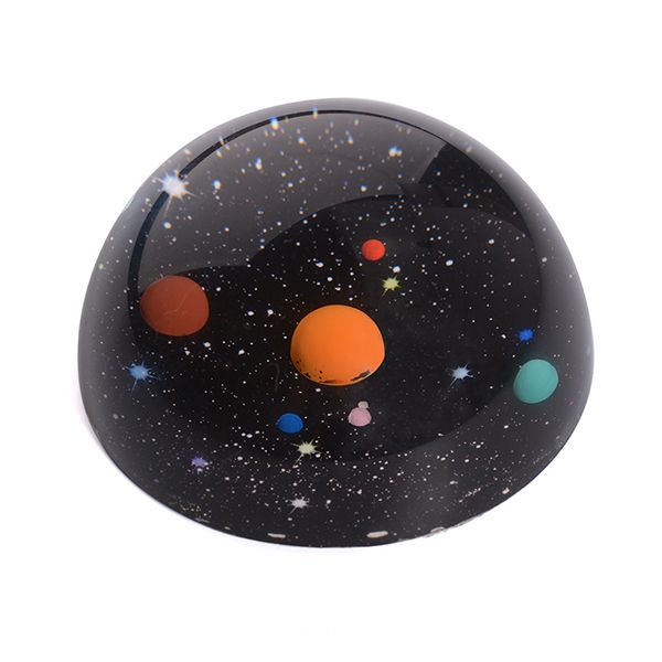 Half-Round Crystal Paperweight - Image 2