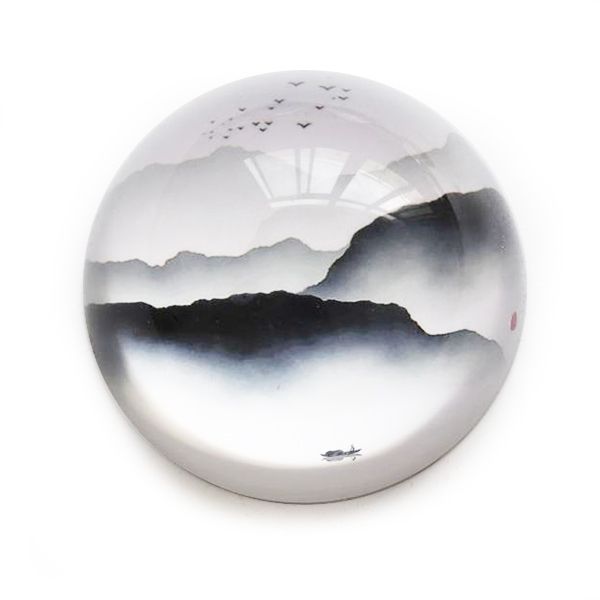 Half-Round Crystal Paperweight - Image 6