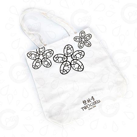 Full-Color Printed Canvas Bag - Two Girls