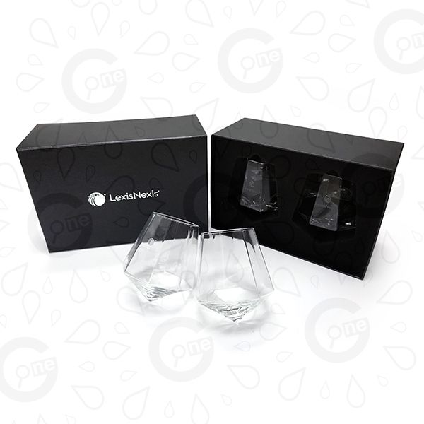 Diamond-Shaped Whiskey Glass - Lexis Nexis