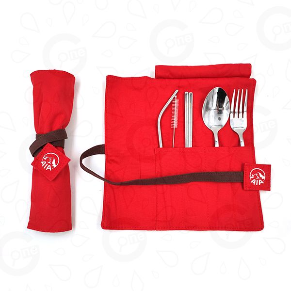 Portable Stainless Steel Utensil Set - AIA