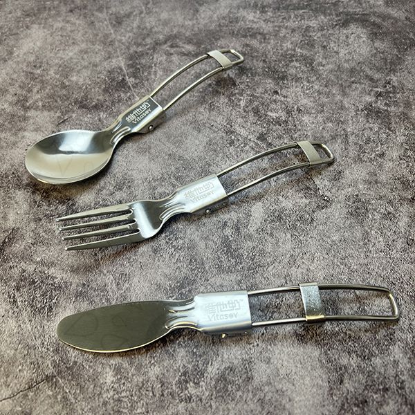 Stainless Steel Foldable Cutlery Set - Vitasoy - Image 2