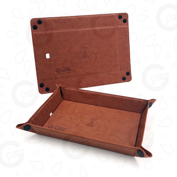 Wireless Charging Mouse Pad with Storage Tray - QBE - Image 4