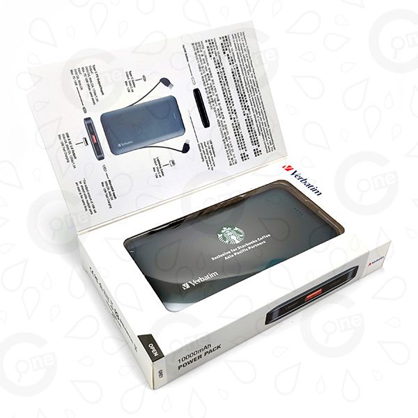 Verbatim-PD and QC3.0 fast charging power bank-10000mAh-Starbucks - Image 7