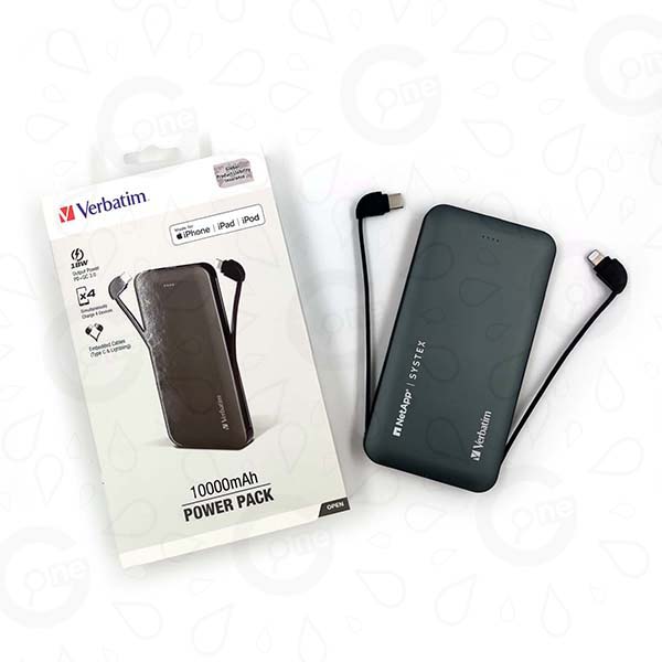 Verbatim-PDQC3.0 fast charging power bank-10000 mAh-SYSTEX