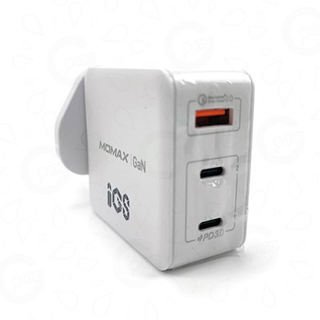 Momax-65W3port travel universal fast charging plug-IGS - Image 5