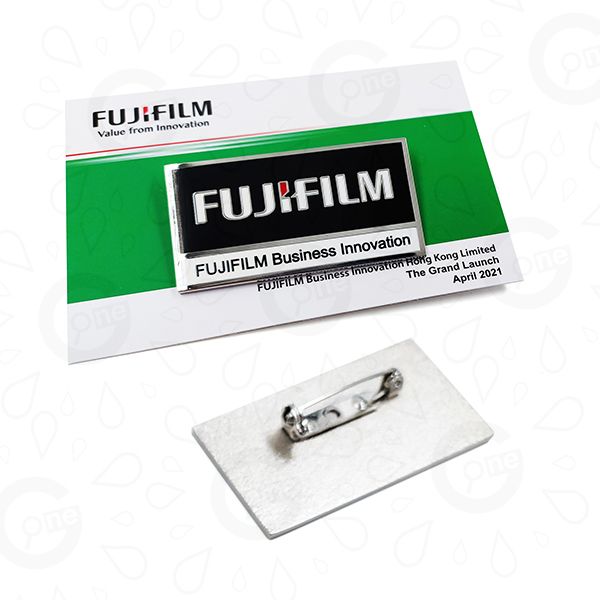 Custom Metal Enamel Badge – Fujifilm